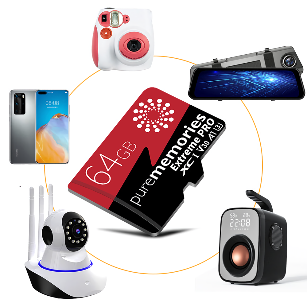 128G C10 U3 TF Memory Card High Speed Flash Memory Card Smart Card 32G 64G for Driving Recorder Camera