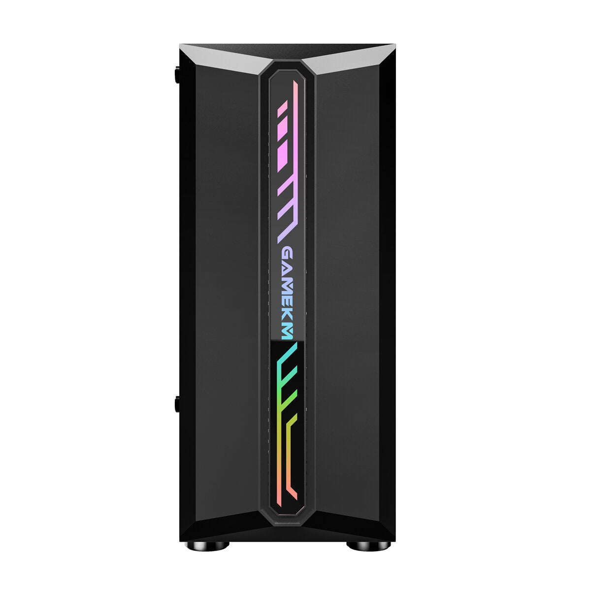 GAMEKM Computer Case Mid-Tower ATX/M-ATX/ITX Acrylic Side Panel RGB Gaming Computer PC Case USB 3.0/USB 2.0/HDD/SSD for Desktop PC Computer