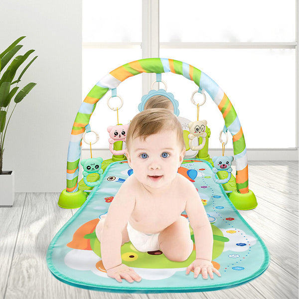 Baby Activity Play Mat Gym Educational Fitness Frame