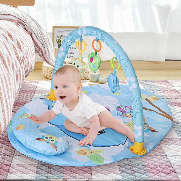 Baby Gym Play Mat Educational Rack Toys With Music Lights