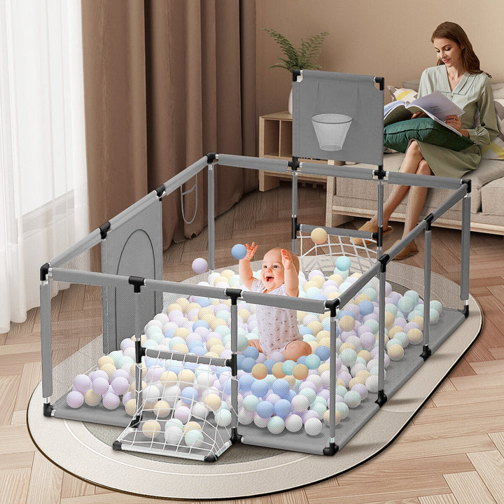 Baby Playpen Oxford Cloth Children Infant Fence Safety