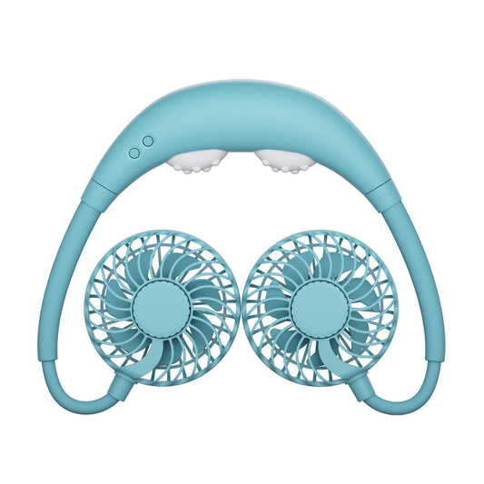 Bakeey Massage Board Neck Fan Led Usb Charging With Aroma