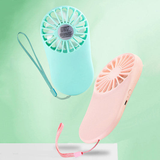 Bakeey Usb Charging Handheld Mini Fan Outdoor Lanyard