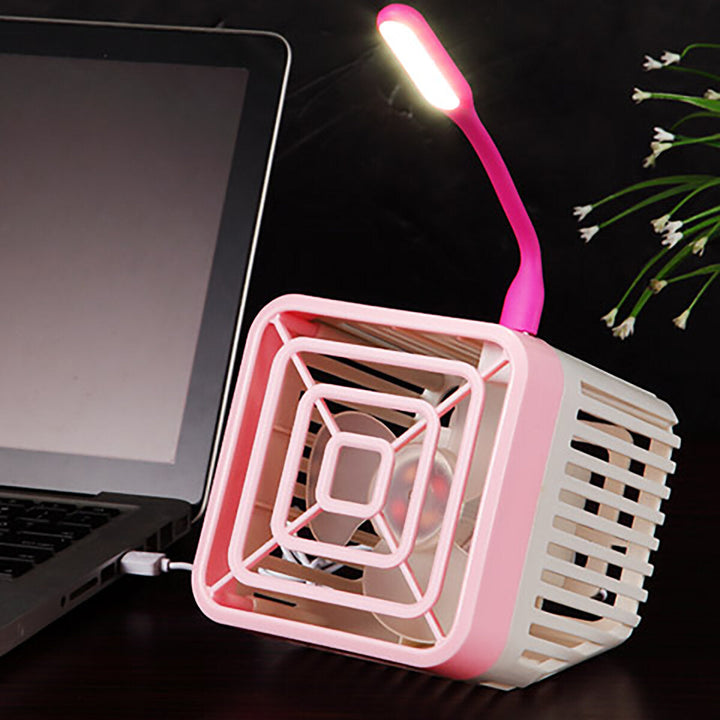 Bakeey Usb Small Fan Mini Electric Mute Student Dormitory