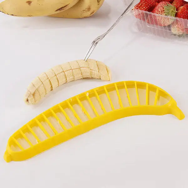 Banana Slicer & Cutter: Fruit Salad Kitchen Tool