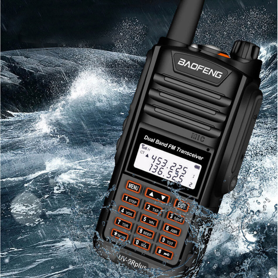 Baofeng Bf-uv9rplus 8w Ip68 Waterproof Walkie Talkie 128