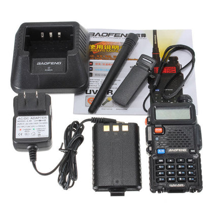 Baofeng Uv-5r Dual Band Handheld Transceiver Radio Walkie