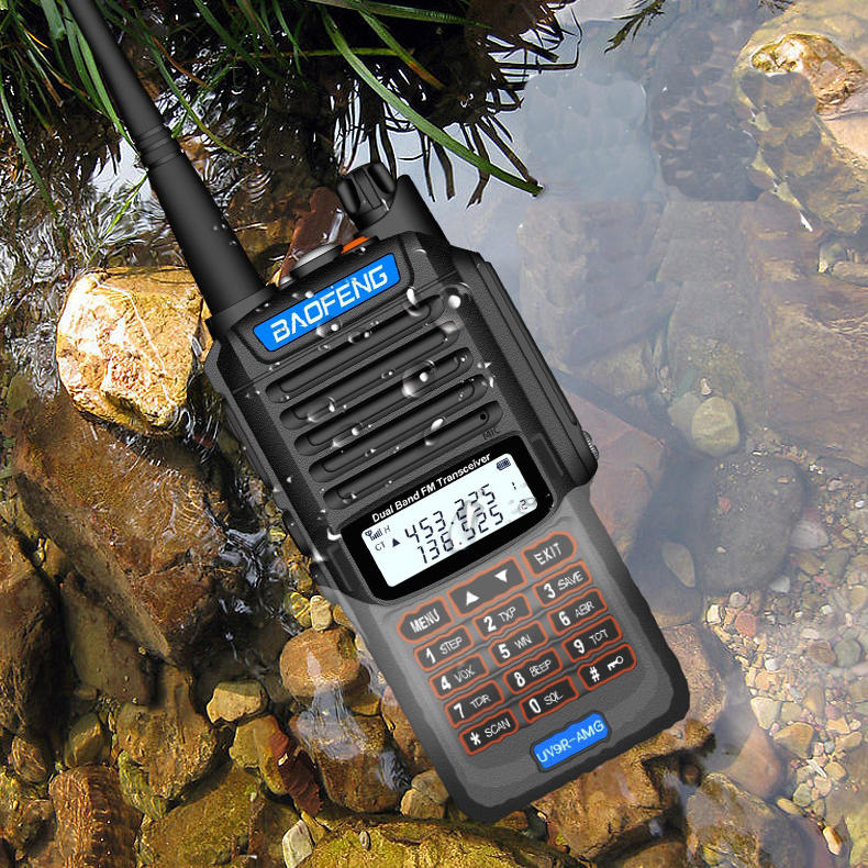 Baofeng Uv9r-amg Eu Plug Radio Walkie Talkies 10w High Power