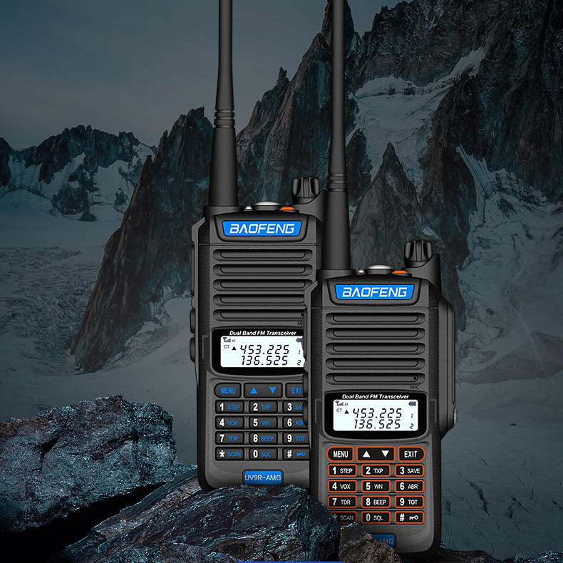 Baofeng Uv9r-amg Eu Plug Radio Walkie Talkies 10w High Power