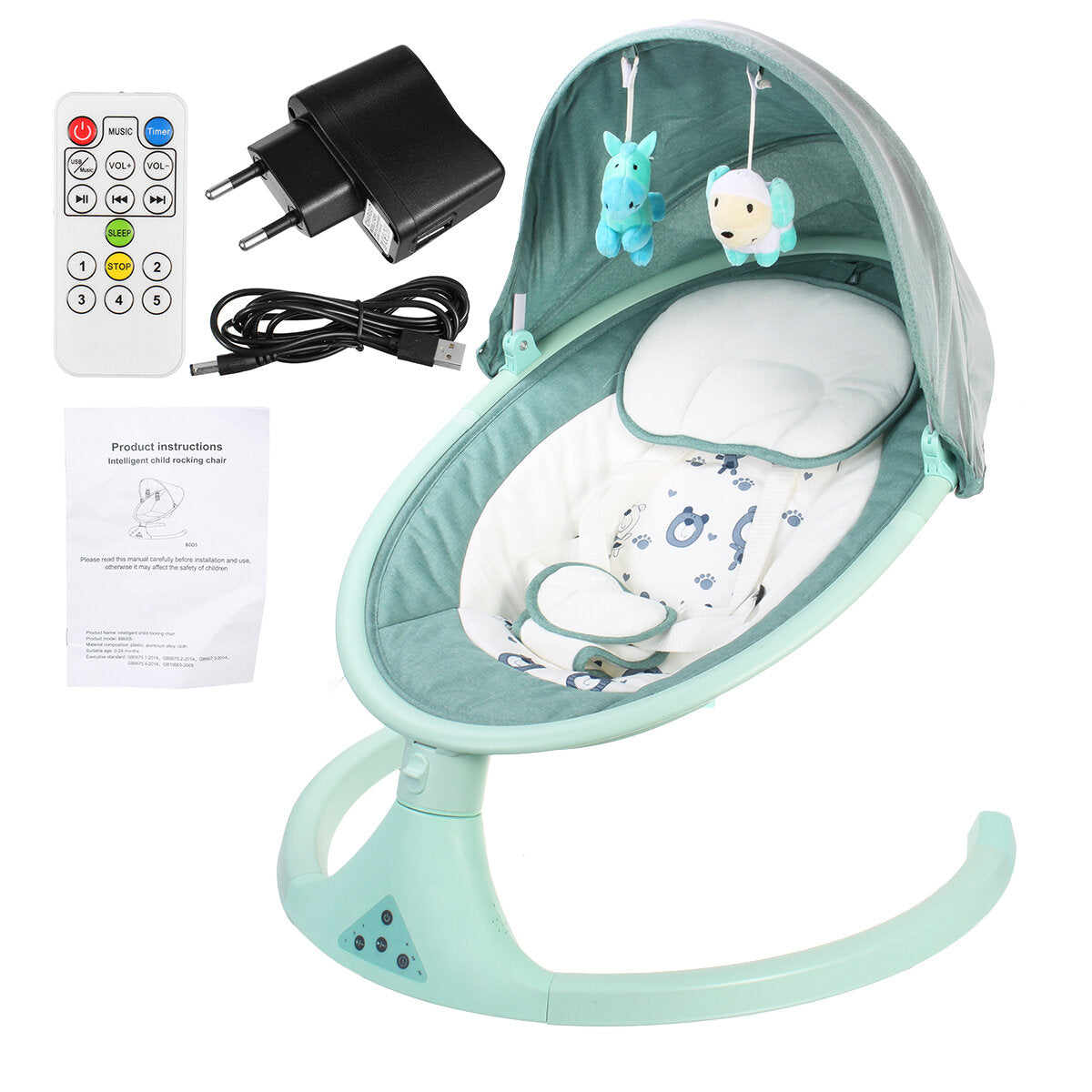 Bioby Multi-function Electric Music Swing Chair Baby