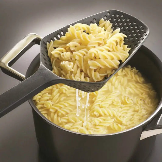 Black Nylon Pasta Scoop Strainer Colander