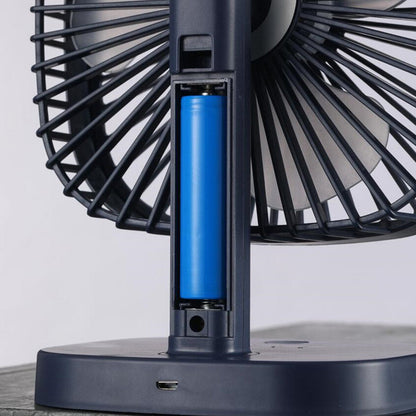 Black/white Dc5v 3-gear Usb Charging Mini Fan Adjustable