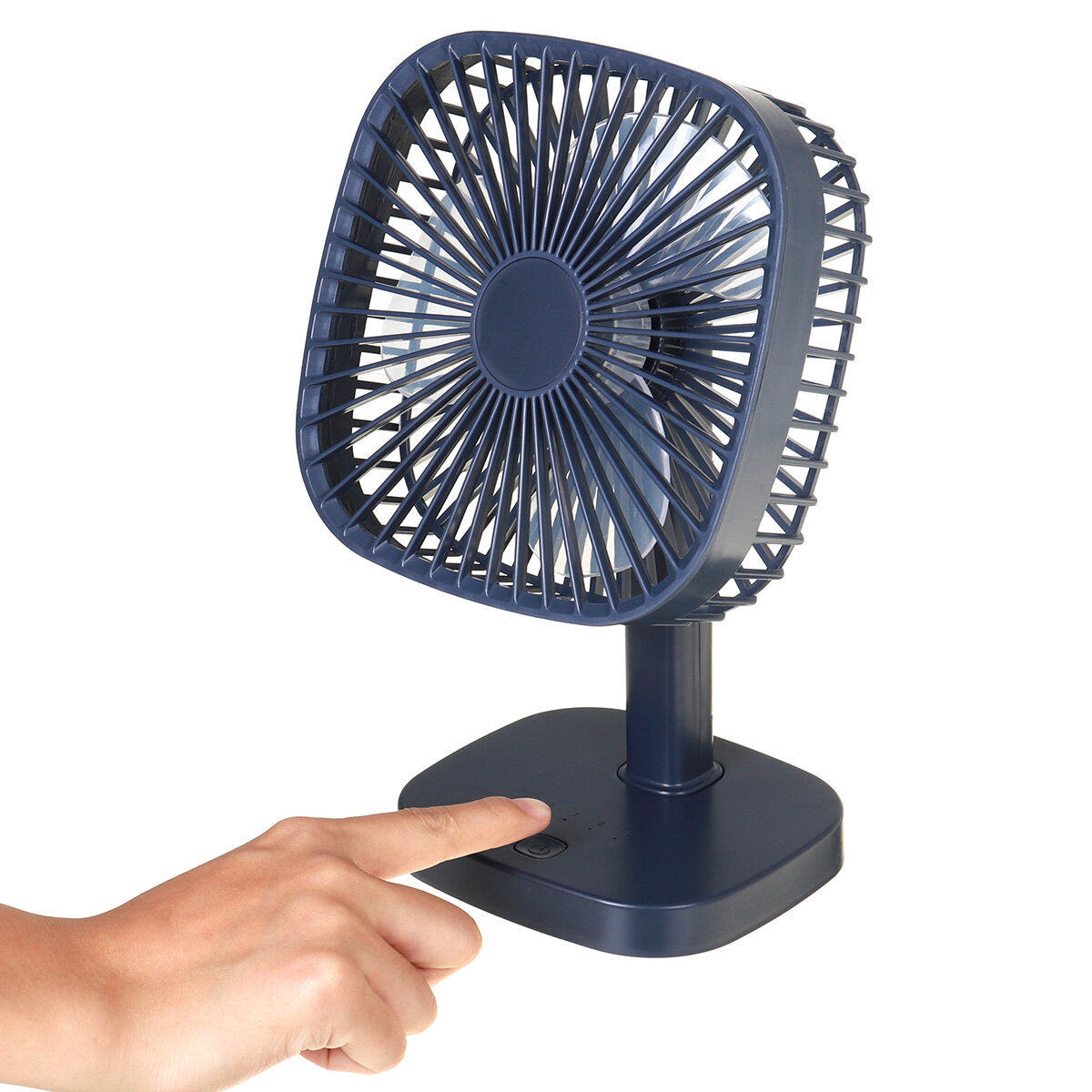 Black/white Dc5v 3-gear Usb Charging Mini Fan Adjustable