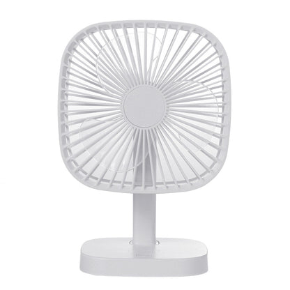 Black/white Dc5v 3-gear Usb Charging Mini Fan Adjustable