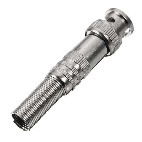 Bnc Male Connector For Rg-59 Coaxial Cable Brass End Crimp