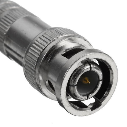 Bnc Male Connector For Rg-59 Coaxial Cable Brass End Crimp
