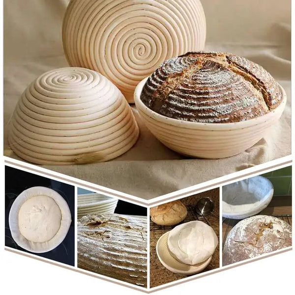 Bread Baking Tool Kits: Banneton Proofing Basket & Stencil