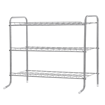 Cabinet Rack Storage Shelf Shoe Racks Organizer Stand Metal
