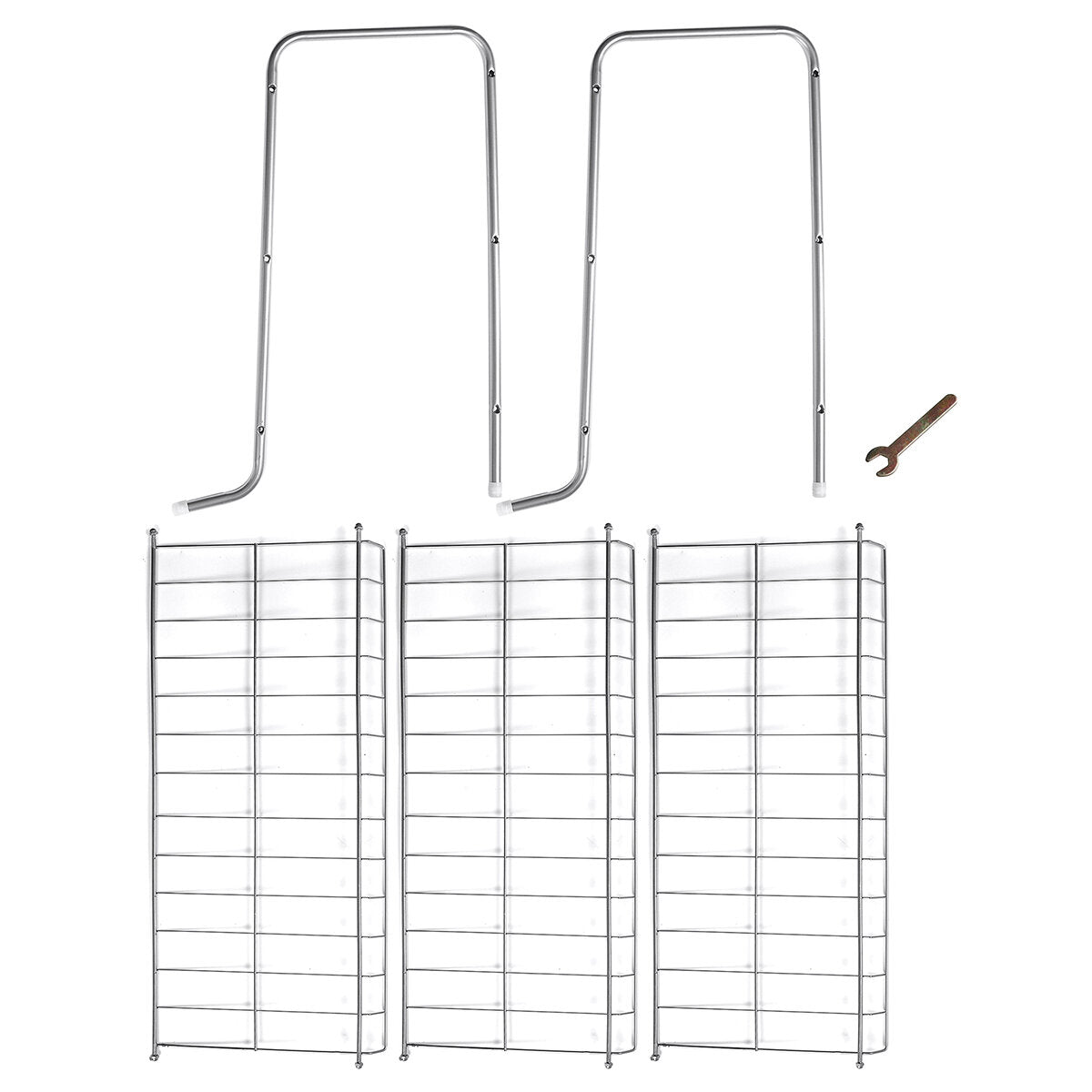 Cabinet Rack Storage Shelf Shoe Racks Organizer Stand Metal