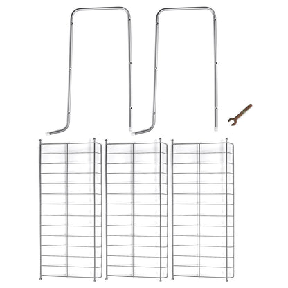 Cabinet Rack Storage Shelf Shoe Racks Organizer Stand Metal