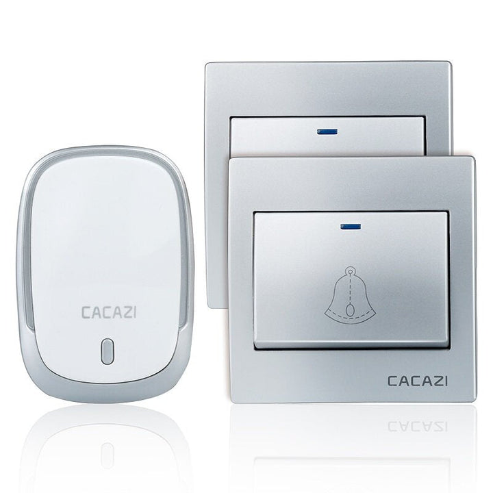 Cacazi Ac110-220v Wireless Doorbell Waterproof 2