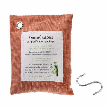 Charcoal Bags Natural Odor Bamboo Air Purifier Cars Closet