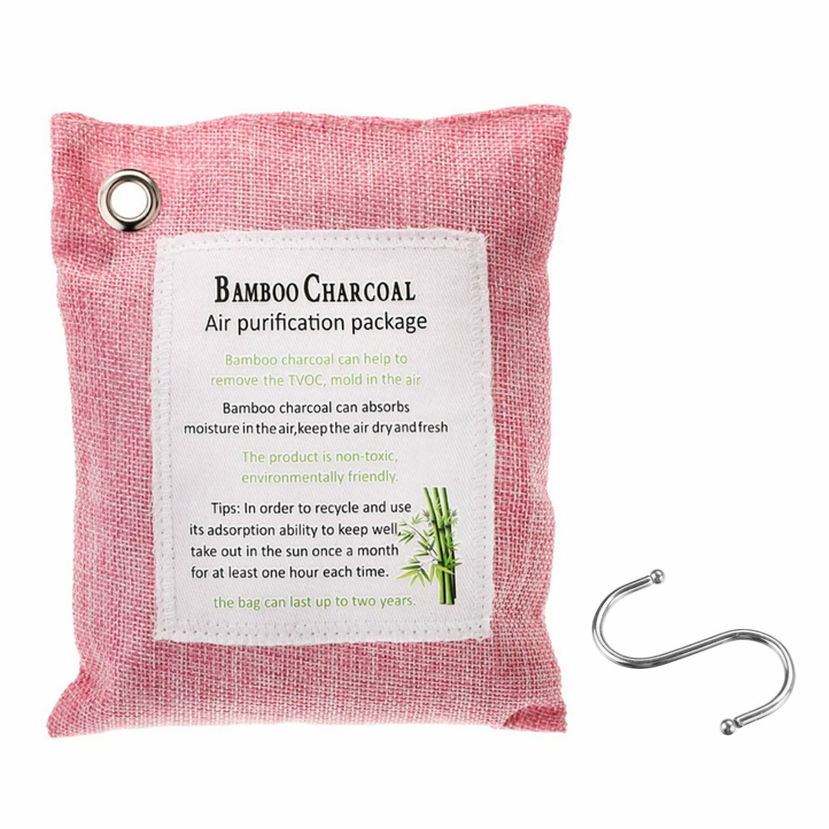 Charcoal Bags Natural Odor Bamboo Air Purifier Cars Closet