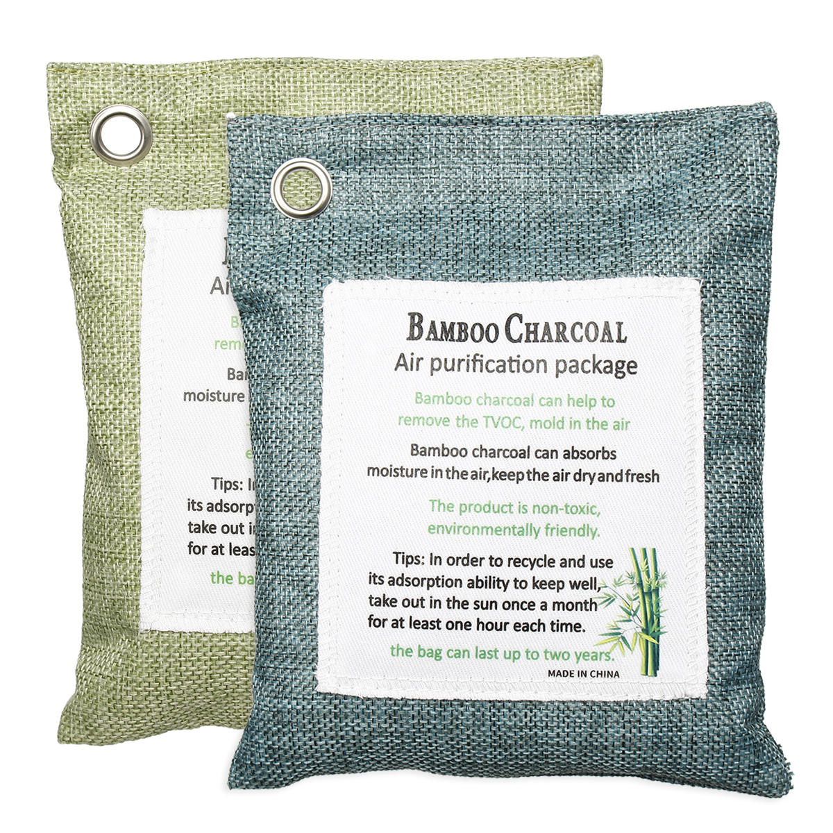 Charcoal Bags Natural Odor Bamboo Air Purifier Cars Closet