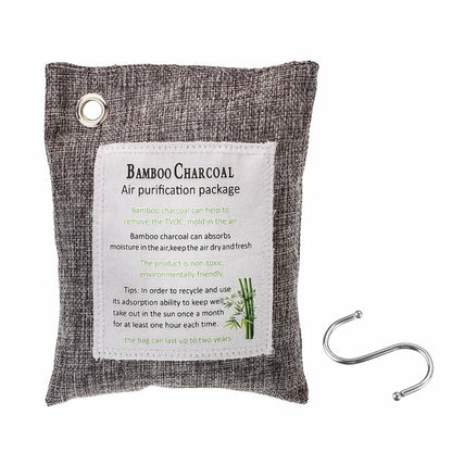 Charcoal Bags Natural Odor Bamboo Air Purifier Cars Closet