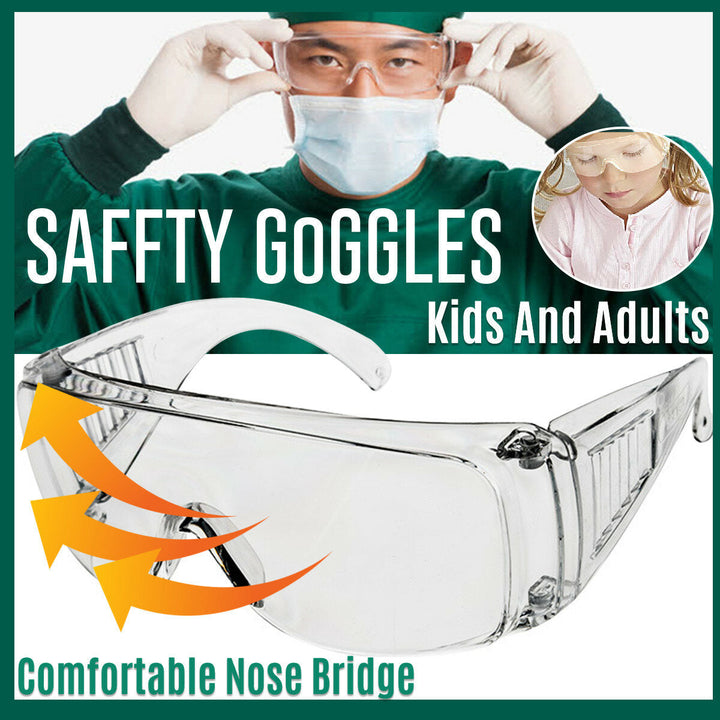 Children Adult Safety Goggles Anti Fog Dust Splash-proof