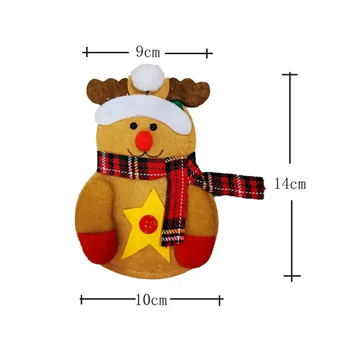 Christmas Knife Fork Holders: Santa Clothes Bags