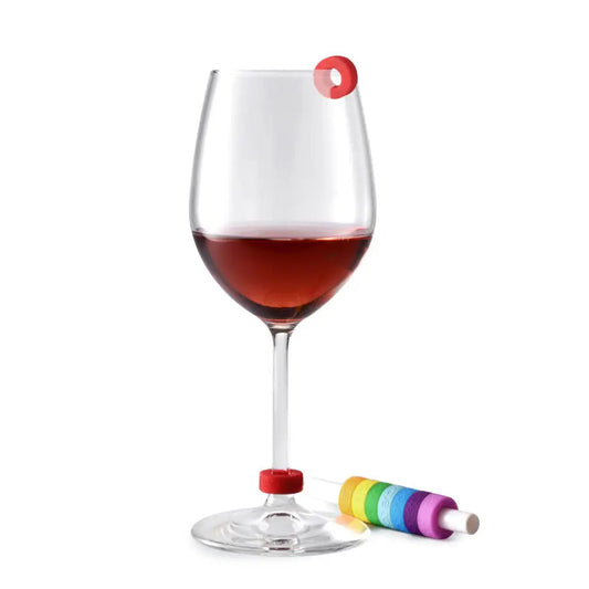 Circle Joy Rainbow Drinking Ring: 8 Colors Recognizer