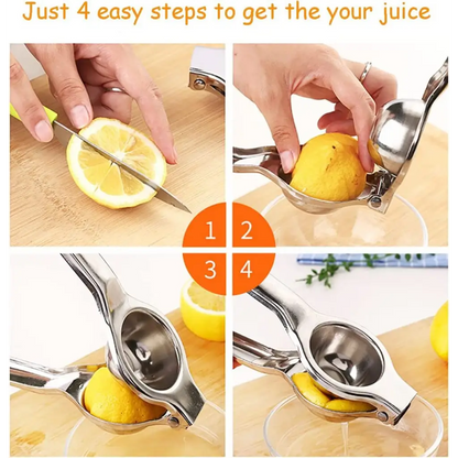 Citrus Lemon Press Juicer: Stainless Steel Squeeze Tool