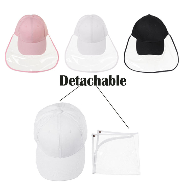 Clear Full Face Hat Waterproof Cover Mask Cap Shield