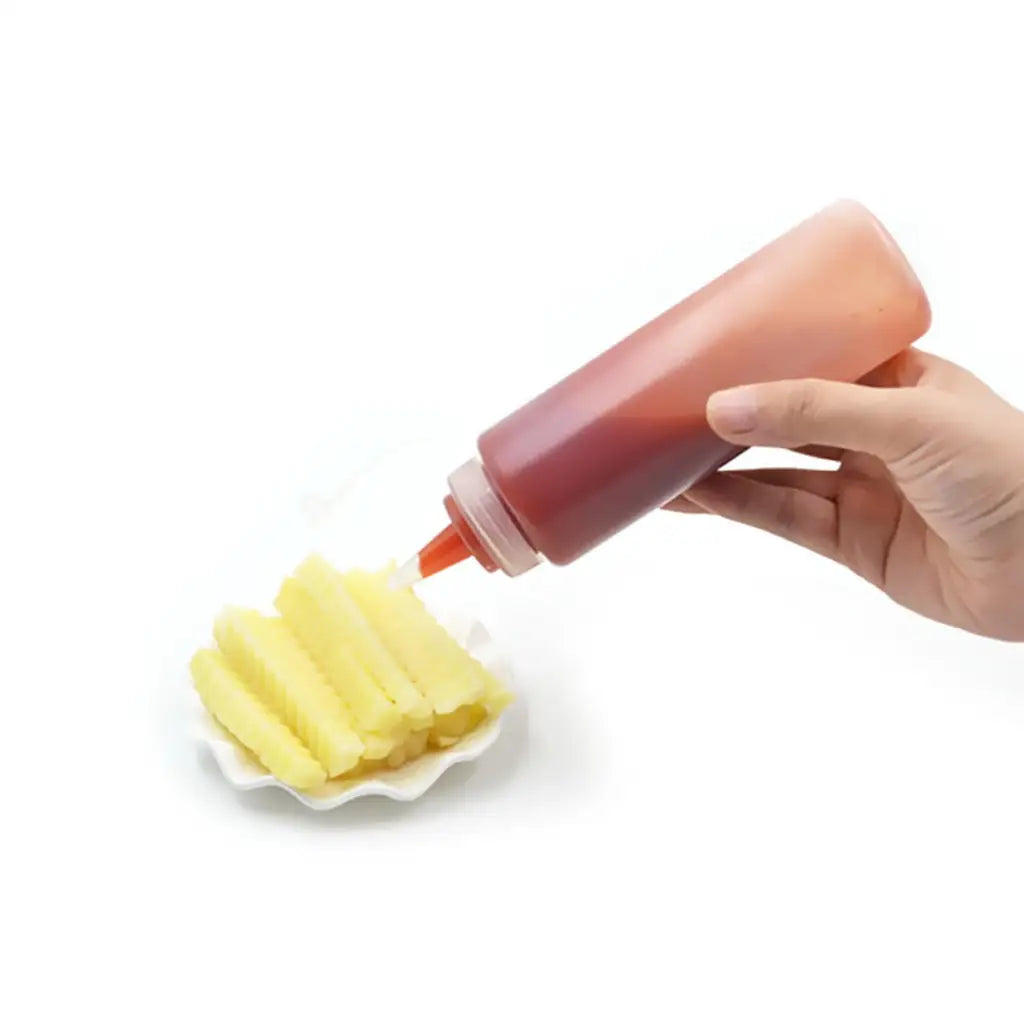 Clear Squeeze Sauce Bottles - Flavoring Tools