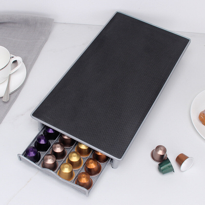 Coffee Capsule Holder Drawer Storage Desktop Organizer