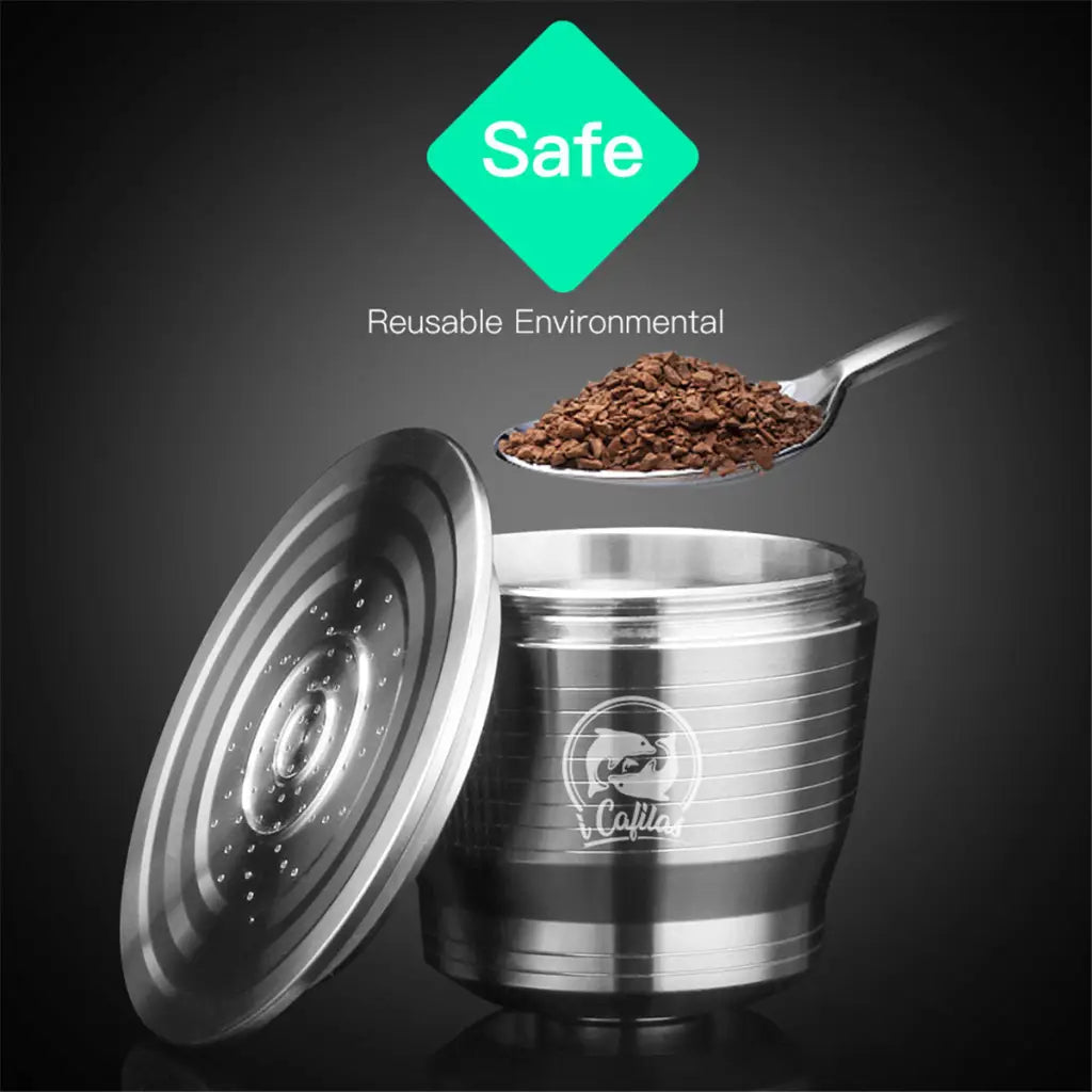 Coffee Capsule Stainless Filter: Reusable Kit For Nespresso