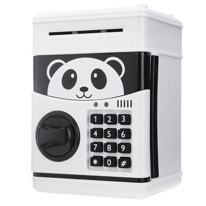 Coins Saving Box Bank Safe Automatic Deposit Banknote