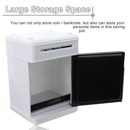 Coins Saving Box Bank Safe Automatic Deposit Banknote