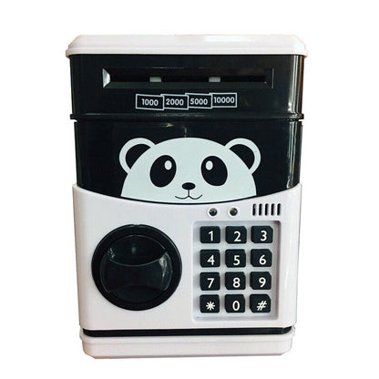 Coins Saving Box Bank Safe Automatic Deposit Banknote