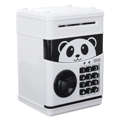 Coins Saving Box Bank Safe Automatic Deposit Banknote
