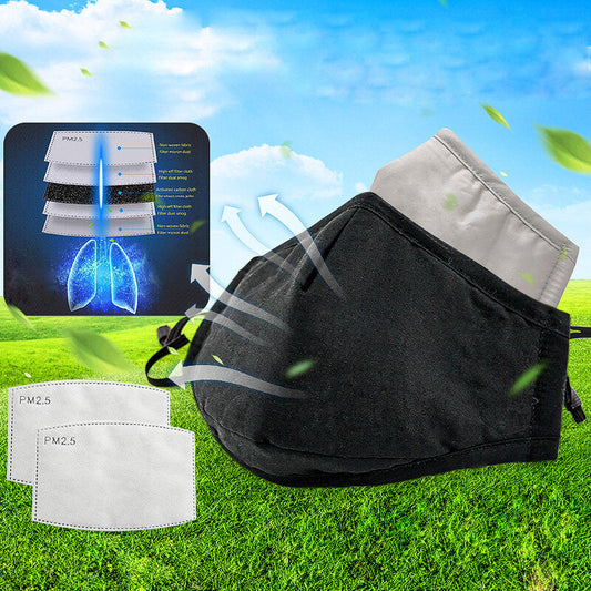 Cotton Anti-dust Face Mask Cover Reusable Pm2.5 Respirator