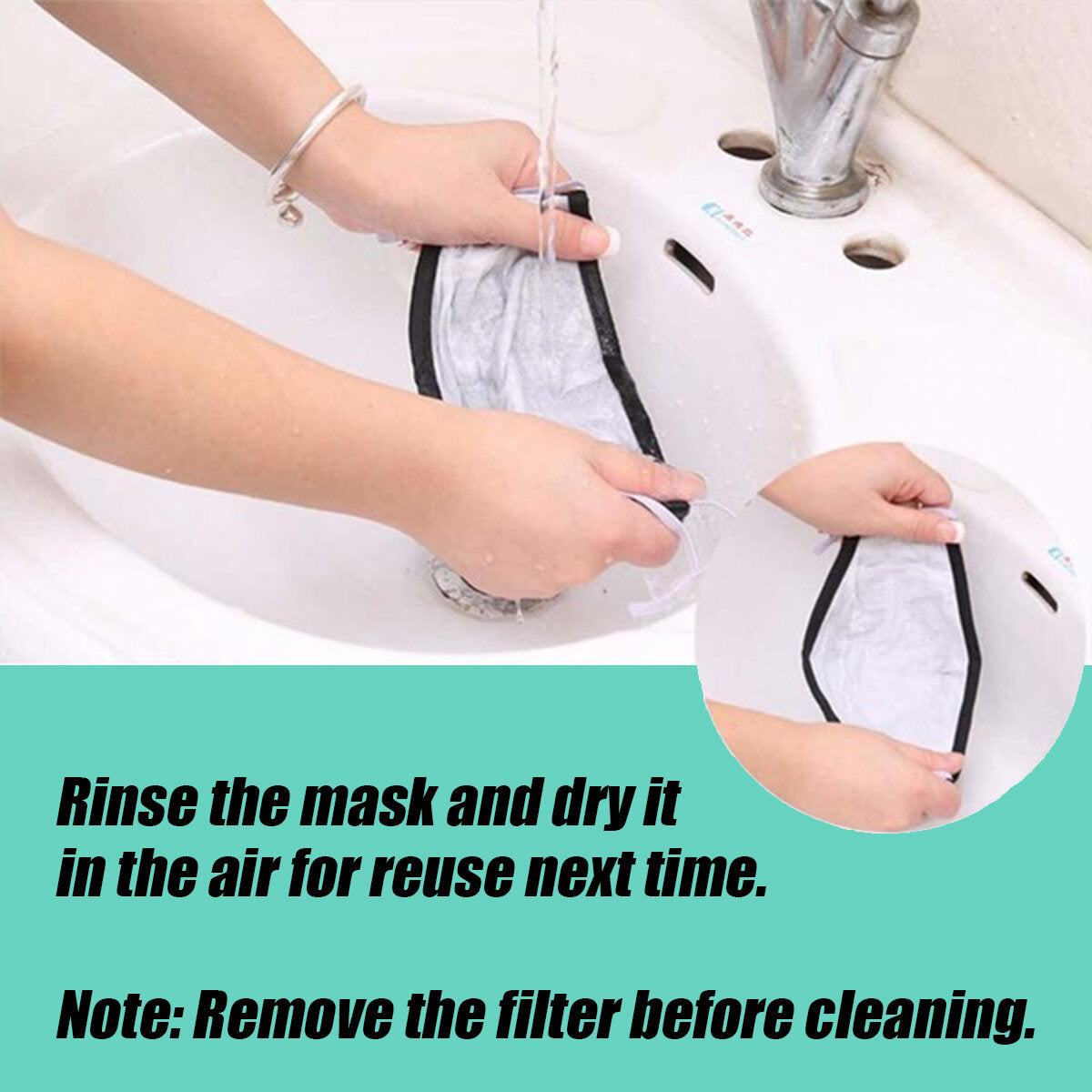 Cotton Anti-dust Face Mask Cover Reusable Pm2.5 Respirator