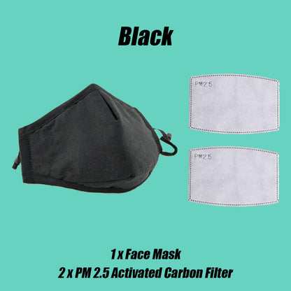 Cotton Anti-dust Face Mask Cover Reusable Pm2.5 Respirator