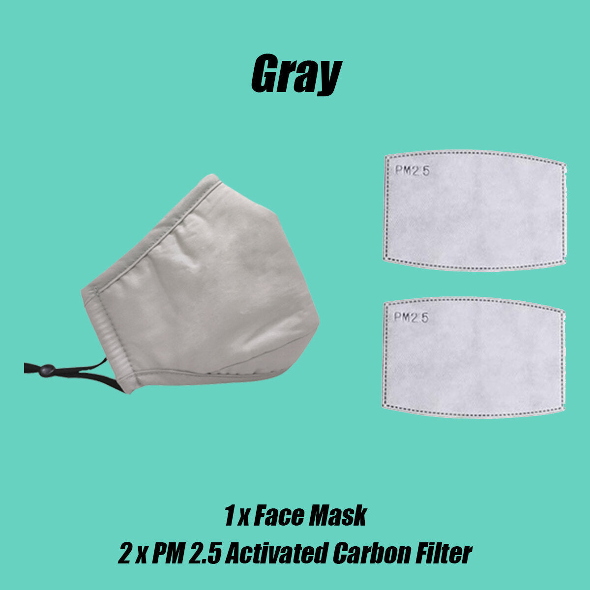 Cotton Anti-dust Face Mask Cover Reusable Pm2.5 Respirator