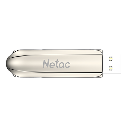 Netac U389 USB3.2 Flash Drive 128G 256G Thumb Drive Zinc Alloy Solid State U Disk 360 Rotatable 150MB/s Pendrive