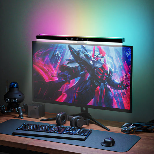 BlitzWolf BW-CML2 Pro RGB Gaming Monitor Light Bar Touch / Wireless Remote Dual Control Color Temperature Eye Protection Anti-Glare USB Light for Home Office PC Computer