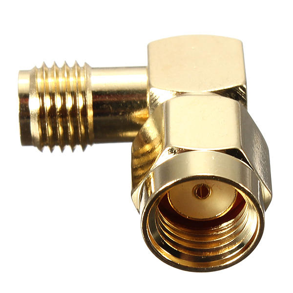Daniu Rp-sma Male To Sma Female Jack Right Angle Crimp Rf