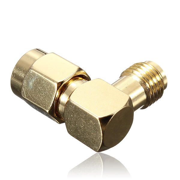 Daniu Rp-sma Male To Sma Female Jack Right Angle Crimp Rf