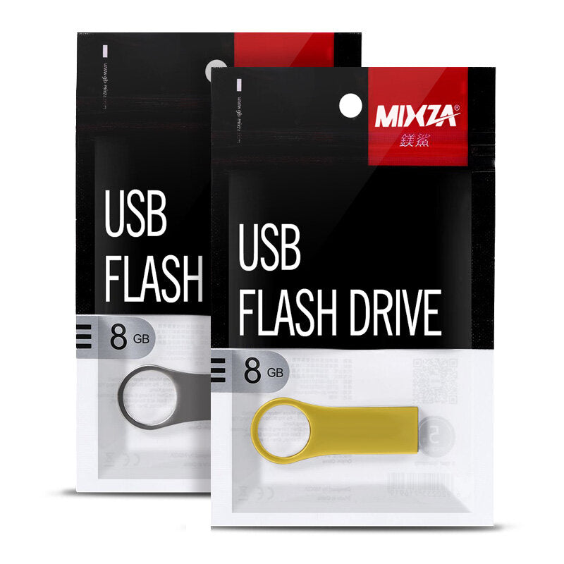 MIXZA USB 2.0 Pendrive USB Flash Drive Thumb Drive Metal USB Disk Memory Disk